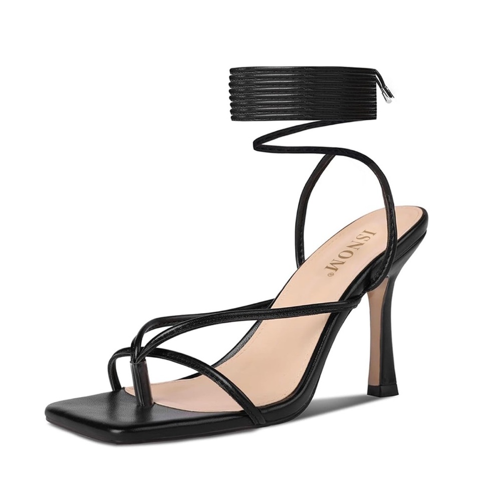 Strappy Lace Up Heels